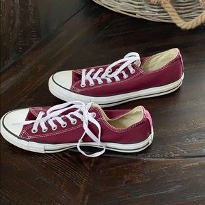 Converse Maroon Shoes